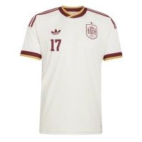 Spanien Nico Williams #17 Bortatröja VM 2026 Kortärmad
